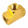 Totalturf Brass Tee Fitting, 0.25 in. Female NPT 150 PSI TO2738828